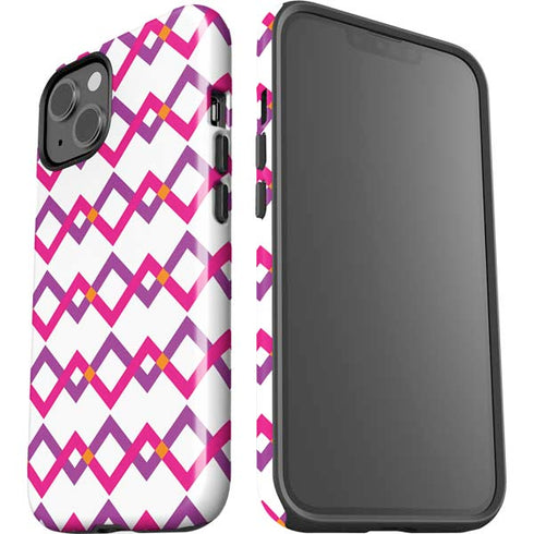 Chevron White Out iPhone 15 Plus Impact Case