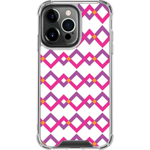 Chevron White Out iPhone 15 Pro Clear Case
