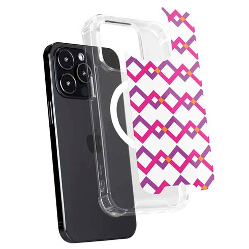 Chevron White Out iPhone 14 Pro MagSafe Case
