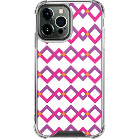Chevron White Out iPhone 15 Pro Max Clear Case