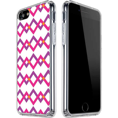 Chevron White Out iPhone SE (2nd & 3rd Gen) Clear Case