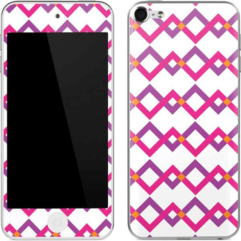 Chevron White Out Apple iPod Skin