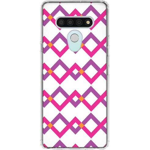 Chevron White Out LG Stylo 6 Clear Case