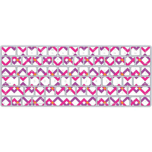 Chevron White Out Magic Keyboard Skin