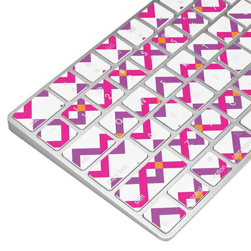 Chevron White Out Magic Keyboard Skin