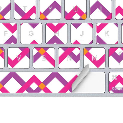 Chevron White Out Magic Keyboard Skin
