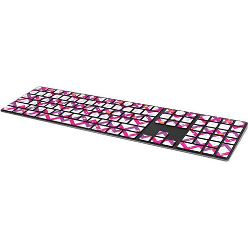 Chevron White Out Magic Keyboard with Numeric Keypad Skin