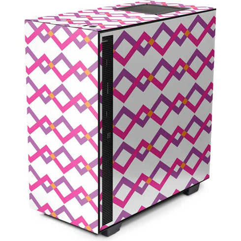 Chevron White Out NZXT H510 Compact ATX Mid-Tower Case Skin