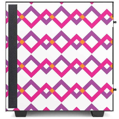 Chevron White Out NZXT H510 Compact ATX Mid-Tower Case Skin