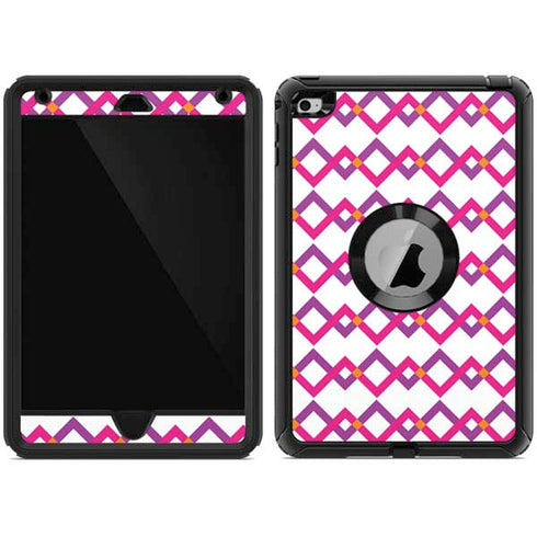 Chevron White Out Otterbox Defender iPad Skin