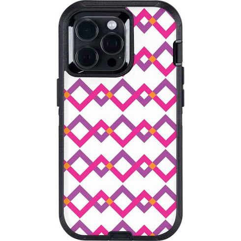 Chevron White Out Otterbox Defender iPhone Skin