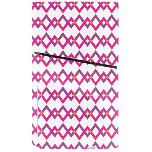 Chevron White Out PS5 Slim Disk Console Skin