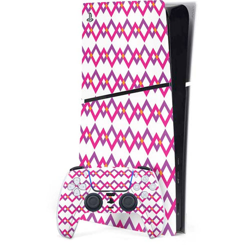 Chevron White Out PS5 Slim Digital Edition Bundle Skin