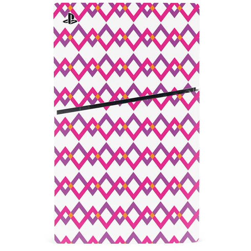 Chevron White Out PS5 Slim Digital Edition Console Skin