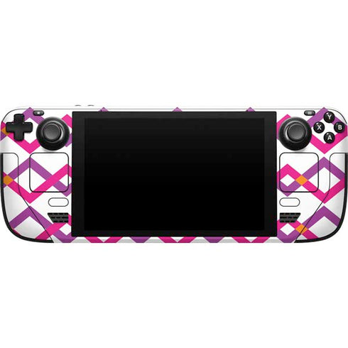 Chevron White Out Steam Deck Handheld Gaming Computer Skin