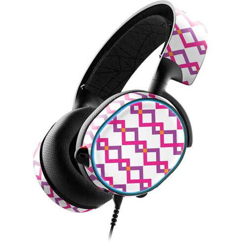 Chevron White Out SteelSeries Arctis 3 Skin
