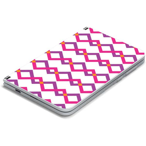 Chevron White Out Surface Duo Skin