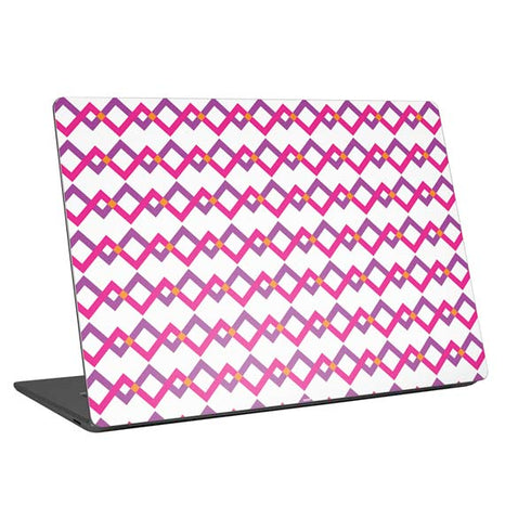 Chevron White Out Universal Laptop 12in (9.8 x 6.8in) Skin