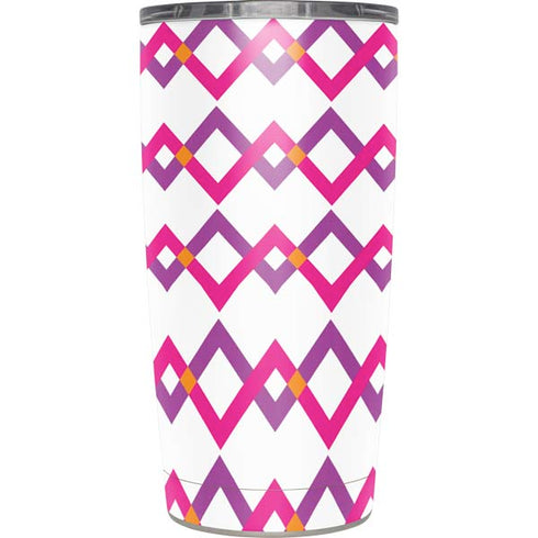 Chevron White Out Yeti 20oz Tumbler Skin