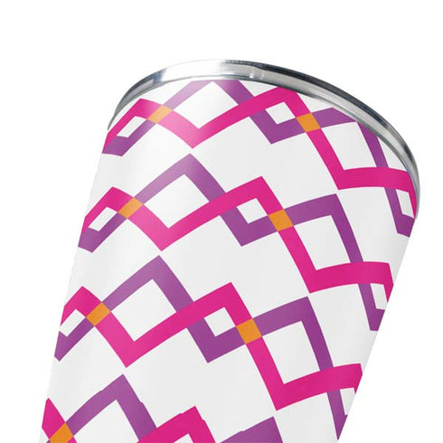 Chevron White Out Yeti 20oz Tumbler Skin