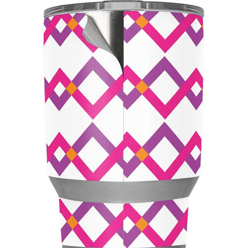 Chevron White Out Yeti 20oz Tumbler Skin