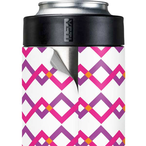 Chevron White Out Yeti Colster Can Insulator Skin
