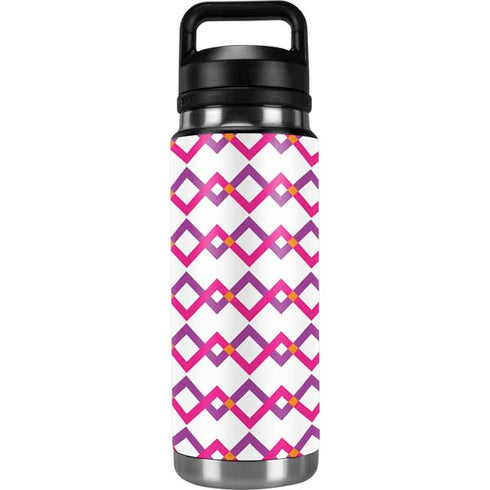 Chevron White Out YETI Rambler 26oz Bottle Skin