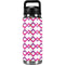Chevron White Out YETI Rambler 26oz Bottle Skin