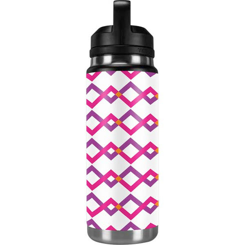 Chevron White Out YETI Rambler 26oz Bottle Skin