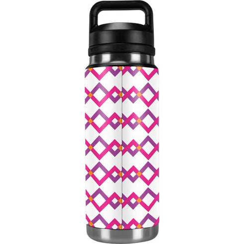 Chevron White Out YETI Rambler 26oz Bottle Skin