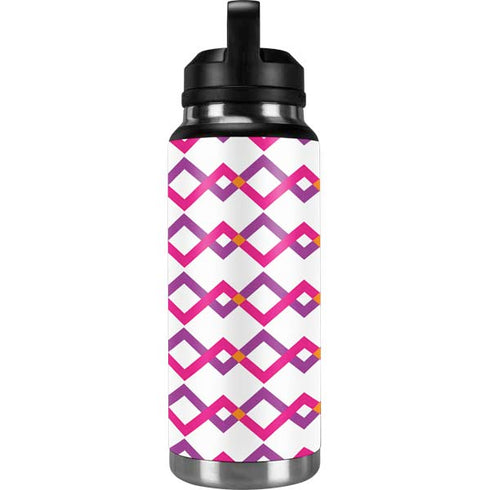 Chevron White Out YETI Rambler 36oz Bottle Skin