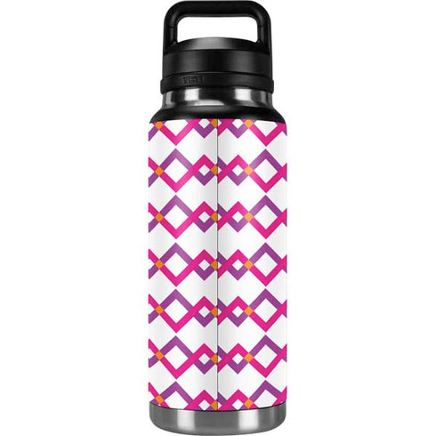 Chevron White Out YETI Rambler 36oz Bottle Skin