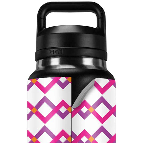 Chevron White Out YETI Rambler 36oz Bottle Skin