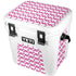 Chevron White Out YETI Roadie 24 Hard Cooler Skin