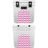 Chevron White Out YETI Roadie 24 Hard Cooler Skin