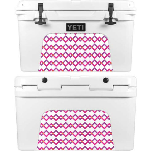 Chevron White Out YETI Tundra 45 Hard Cooler Skin