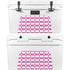 Chevron White Out YETI Tundra 45 Hard Cooler Skin