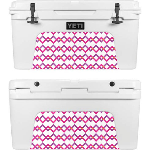 Chevron White Out YETI Tundra 65 Hard Cooler Skin