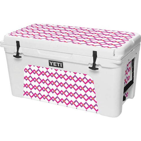 Chevron White Out YETI Tundra 75 Hard Cooler Skin