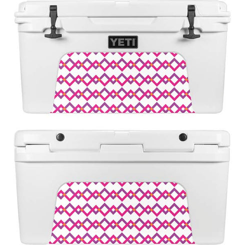 Chevron White Out YETI Tundra 75 Hard Cooler Skin