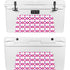 Chevron White Out YETI Tundra 75 Hard Cooler Skin