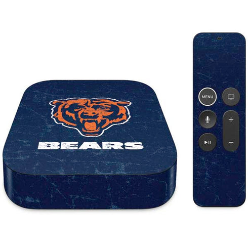 NFL Chicago Bears - Alternate Distressed Apple TV Skin