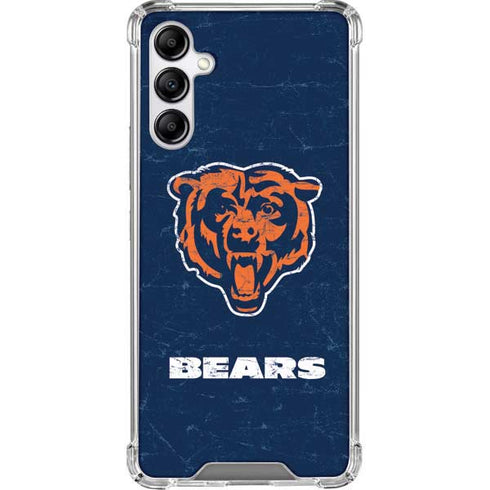 NFL Chicago Bears - Alternate Distressed Galaxy A14 5G Clear Case