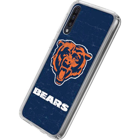 NFL Chicago Bears - Alternate Distressed Galaxy A50 Clear Case