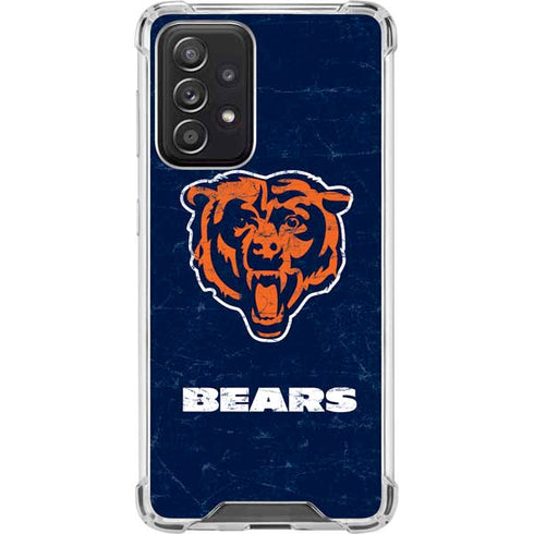 NFL Chicago Bears - Alternate Distressed Galaxy A52 5G Clear Case