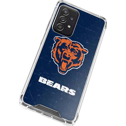 NFL Chicago Bears - Alternate Distressed Galaxy A52 5G Clear Case