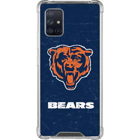 NFL Chicago Bears - Alternate Distressed Galaxy A71 5G Clear Case