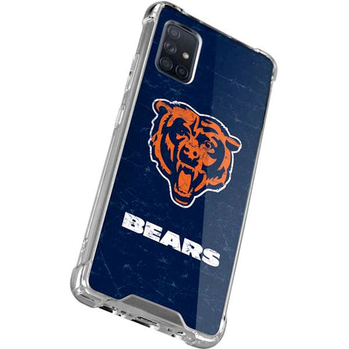 NFL Chicago Bears - Alternate Distressed Galaxy A71 5G Clear Case