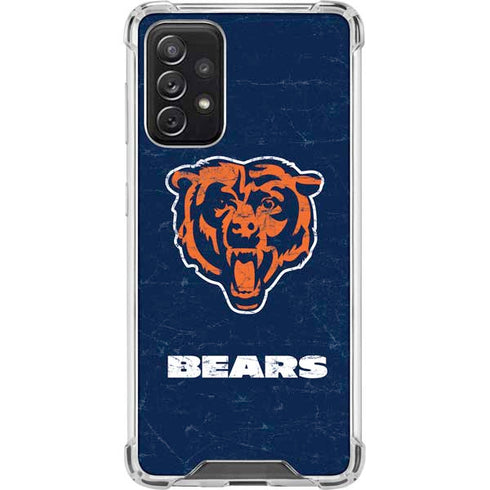 NFL Chicago Bears - Alternate Distressed Galaxy A72 5G Clear Case