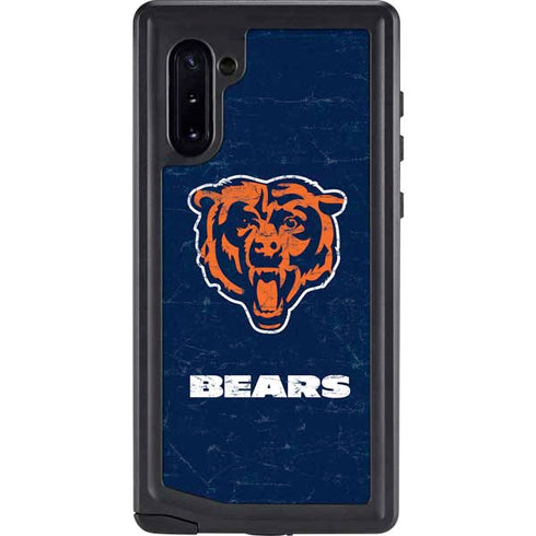NFL Chicago Bears - Alternate Distressed Galaxy Note 10 Waterproof Case
